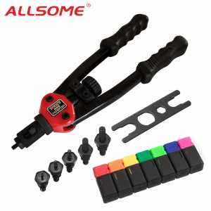 ALLSOME Hand Rivet Nut Gun Insert threaded Mandrels Manual Riveters Nut Gun BT-606 BT-605