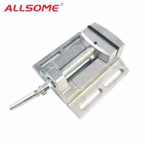 ALLSOME BG-6258 Aluminum Drill Press Vise Flat Pliers Mini Drill Chuck Multi Tool Manual Clamp HT2836