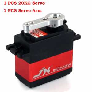 New JX 8kg 21kg 20kg 36kg 46kg 60kg 73kg Brushless Digital High Voltage speed Metal Gear Servo with 25T Arm Horn For 1/10 RC car