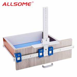 Drill Guide Sleeve Cabinet Hardware Jig Drawer Pull Wood Drilling Dowelling Hole Jig Furniture Punching Tool True Position Tools