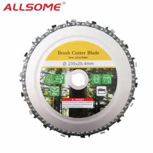 ALLSOME 9 Inch 18 Teeth Chain Plate Angle Grinding Chain Disc Wheel Wood Carving Disc for Angle Grinder HT2615