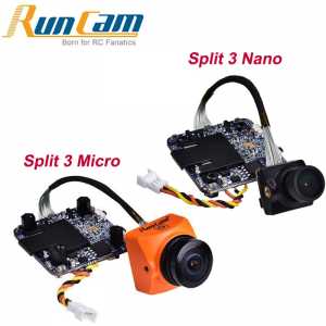 RunCam Split 3 Micro & Split 3 Nano DC5-20V 1080P/60fps HD recording WDR FPV camera PAL/NTSC Switchable 40ms Low latency for RC