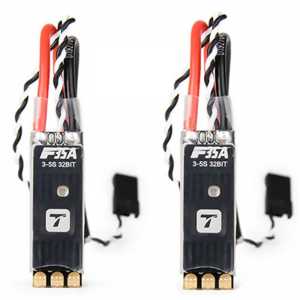 2PCS NEW T-motor F35A 35x11mm 35A BLheli_32 32bits 3-5S Brushless ESC DShot1200 w/ RGB LED for Narrow RC Drone FPV Racing
