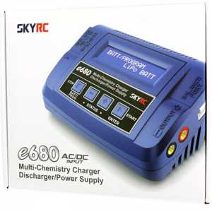 SKYRC E680 8A 80w AC 100V -240V/ DC 11V- 18V Balance Charger for 1-6s LiPo Li-ion LiFe NiCd NiMH battery supports AGM Battery
