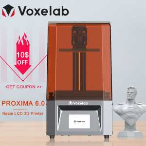 Voxelab Proxima 6.0 3D Printer High Precision UV Photocuring Resin Printer 2k LCD DIY Kit With Fast Printing Speed Dropship