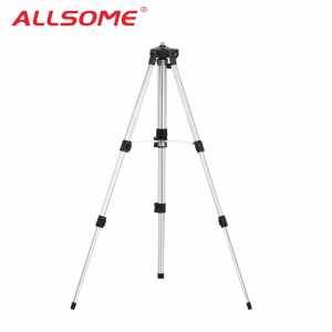 ALLSOME 1.2M/1.5M Laser Level Tripod Adjustable Height Thicken Aluminum Tripod Stand For Self leveling
