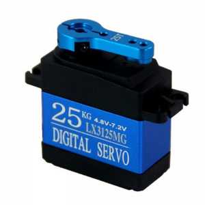 LX3125MG Blue Waterproof 25kg Large torque metal gear digital standard servo motor for RC Car RC Parts