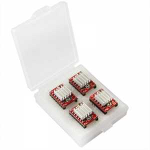 Geeetech 4 x Soldered stepstick A4988 shield pololu motor driver with heatsink for 3D printer ReepRap  Mendel