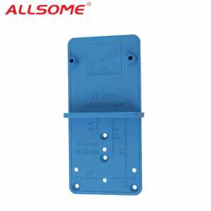 ALLSOME Hinge Hole Drilling Guide Locator Hole Opener template Door Cabinets DIY Tool For Woodworking Tool HT2614+