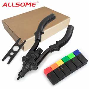 ALLSOME BT-617 Rivet Guns Tool Insert Manual Riveter Threaded Nut Riveting Rivnut Tool for Nuts M3 M4 M5 M6 M8 M10