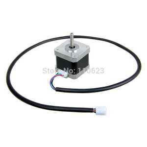 5PCS Stepper Motor Nema17 42SHD0217-24B 1.5A(U) for 5mm Pulley& Z-axis Coupler for for CNC XYZ