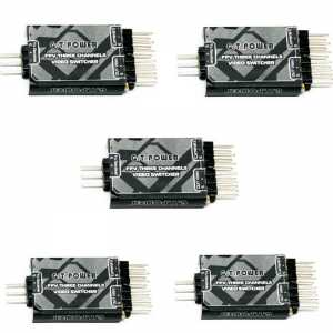 3 PCS/5 PCS G.T.POWER 3 Channel Video Switcher Module 3 way Video Switch Unit for FPV Camera
