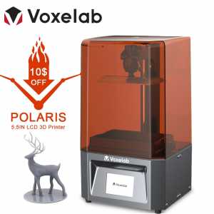 New Voxelab Polaris 3D Printer 5.5 Inch UV Photocuring Resin Printer with 2K High Resolution LCD Screen 115X65X155mm Free Ship