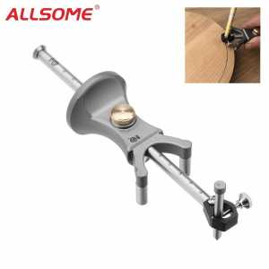 ALLSOME Woodworking Linear Arc Scriber Tool DIY Scribe Tool Draw Circle Woodworking Tool HT1876