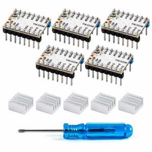 Geeetech 5Pcs/PackTMC2208 Stepper Damper Stepper Motor Driver Accessory for Motherboard Accessories for 3D Printer  5Pcs/Pack