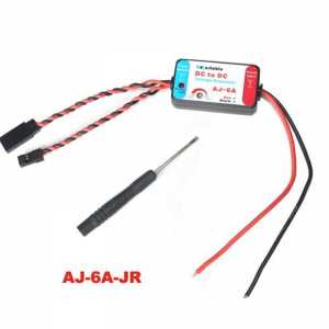 12V 6A Adjustable DC to DC Voltage Regulator JR Connector UBEC AJ-6A-JR for FPV Drone