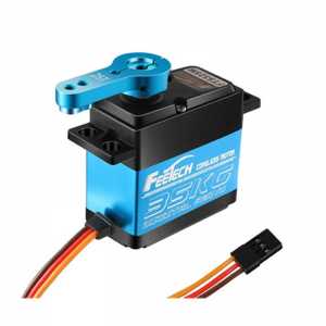 Waterproof FI7635 7.4V 35KG coreless motor stainless steel gear 180 degree high torque servo For Robotic DIY 1/5 RC Car