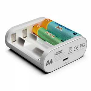 ISDT A4 10W 1.5A AA AAA Battery Charger DC Smart Battery Charger Unit For 10500 12500 Battery fast charging