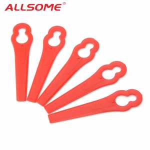 ALLSOME 50pcs Plastic Trimmer Blades Pendants For Bosch ART26LI ART26 Accutrim EasyTrim Accu Grass Trimmer Garden Timmer HT2079+