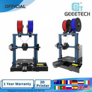 Geeetech 3D Printer 2 in 1 Mix-color 3D Printer A10M support  atuo-leveling and 3d wifi function 3d CE FDM 3d printing 3d print