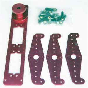 2019 New Rudder Servo Auxiliary Arm FM11-303B - Black (for 100cc petrol airplane)