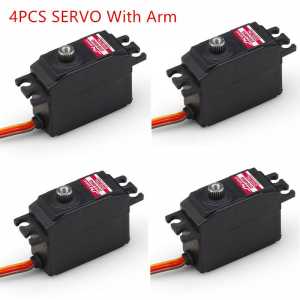Free Shipping 4PCS JX Servo PDI-2504MG 25g Metal Gear Smart digital servo for 450 500 helicopter Fixed-wing Airplane Parts