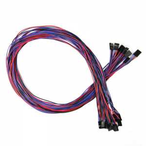 10pcs x 70cm 4pin Female to female jumper wire Dupont cable connector for reprap 3D printer ramps 1.4