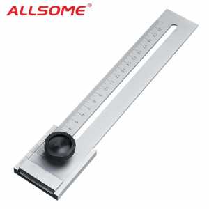 ALLSOME 200mm/250mm/300mm Screw Cutting Marking Gauge Mark Scraper Tool For Woodworking Measuring HT2438-2440