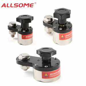 ALLSOME On/Off Magnetic Welding Ground Clamp Rare Earth Switchable Magnet Welding Holder 200A/300A/600A