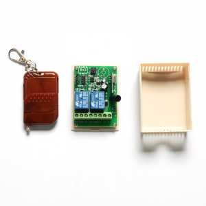 2 Channel RF Wireless Relay with Remote Control
