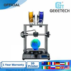 Geeetech 3D Printer A20M 2 in 1 Mix-color FDM CE Fast Assembly with Filament Fetector and Break-Resuming  Mix-color 3D Printer