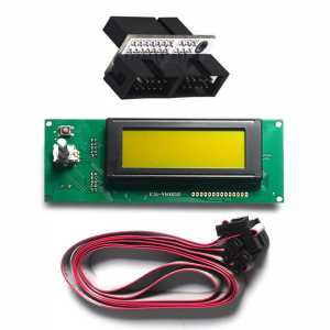 Yellow Color 3D Printer Reprap Smart Controller Reprap 2004 LCD Display control for Sanguinololu
