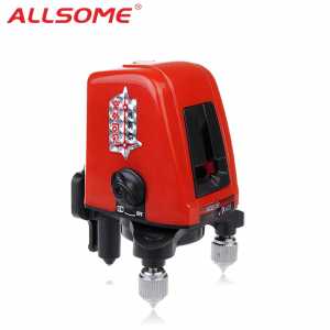 AK435 Laser Leveling Unit Mini Portable Red 3D Laser Level 360 Distance Meter Level Laser Line Measure as Construction Tools