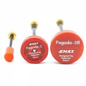 EMAX Nano 5.8Ghz 3dBi FPV Antenna- RHCP Red/LHCP White 50mm SMA/MMCX/MMCX Angle 5650～5950MHz for racing drone