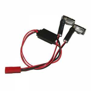 dual lights version 7-28V Super bright Xenon Flashing LED Strobe Lights /JST Connector