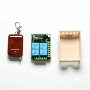 315Mhz RF 4 Channels Wireless Relay Remote Control Module