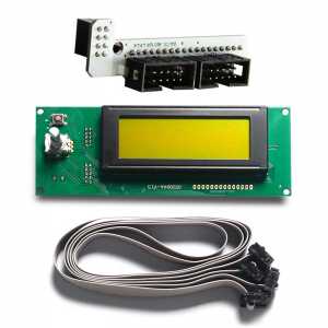 Yellow Color Reprap Ramps1.4 Smart LCD2004 Display Controller with Adapter for 3D Printer  Mendel