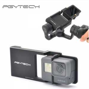 PGYTECH Gopro Mount Adapter for DJI Osmo Mobile 2 Stabilizer Zhiyun Smooth 4 Gimbal XiaoYi 4K Camera Mount Plate Accessories