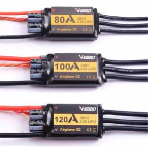 V-Good Airplanes-32 ESC 40A 60A 80A 100A 120A 150A 2-6S/2-8S Lipo 32-bit Processor Speed Controller RC Airplane ESC 8-18KHz PWM