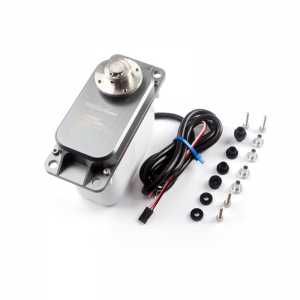 400kg / 200kg High Torque Metal Brushed Servo Steering Gear Suitable for 12v-24v Large Robot Arm DIY Models UAV Industrial servo