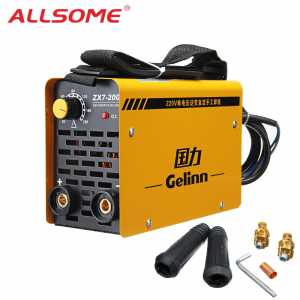 ALLSOME ZX7-200 220V 20-200A IGBT Welding Machine MMA Portable Welding Inverter for Iron & Steel HT1870-1871