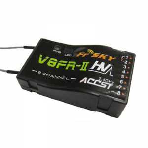 2020 New FrSky V8FR-II 2.4GHz 8 Channels ACCST Receiver HV Version RX for RC Multi Rotor FPV Drones