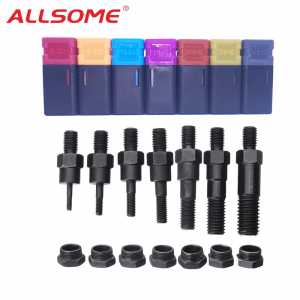 ALLSOME Riveter Gun Part Threaded Mandrel Replacement For Hand Nut Rivet SAE 6-32 8-32 10-24 1/4-20 5/16-18 3/8-16 HT2777