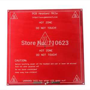 3D Printer Reprap PCB Heatbed MK2A  RepRap (resistor and LEDs soldered)