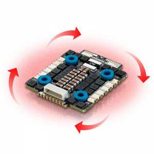 Hobbywing XRotor Micro 40A(20x20) BLHeli-32 Firmware 6S 4in1 Brushless ESC 32bit DShot1200 for 130-300mm FPV Racing Drone