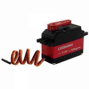 Waterproof 60kg 7.4V LX5560MG SSG metal gear Digital Servo with 18T metal Arm for 1/5 Redcat HPI Baja RC Car servo Robot ds5160