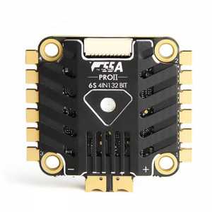 T-motor F55A PRO II 55A 3-6S 4 IN 1 Blheli_32 32bit w/ LED light DSHOT1200 Brushless ESC 30.5X30.5MM for RC Drone FPV Racing