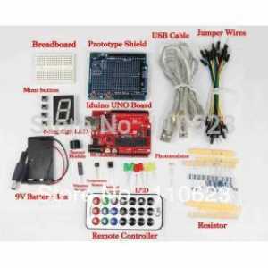 UNO R3 KIT Upgraded version of the Starter Kit the Breadboard, LED, LM35 Temperature Sensor,USB cabe for arduino kit