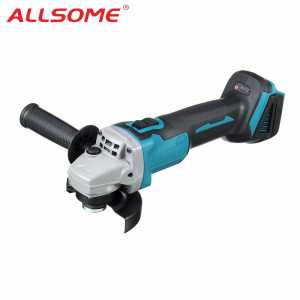 ALLSOME 800W 18V Cordless Brushless Angle Grinder for Makita DGA504Z 18V Battery 100mm Electric Grinder Grinding Machine