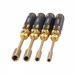 RC Model Tool 4PCS Hex Screw Drivers Hex Nut Socket Wrench Sleeve Wheel Spanner 4.0/5.5/7.0/8.0mm for Daily Making Manual